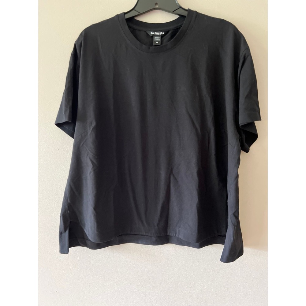 Athleta Women's 1X Black Athletic Tee